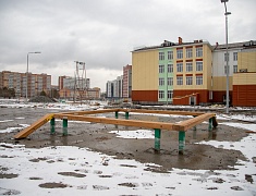 Мэр Благовещенска Олег Имамеев проинспектировал строительство нового корпуса 16 школы на улице Тепличной