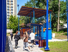 Лесную спортплощадку открыли в Благовещенске