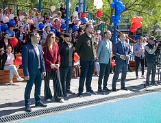 Лесную спортплощадку открыли в Благовещенске