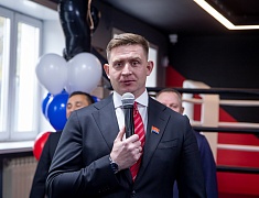 В Благовещенске открыли обновленный зал спортивно-патриотического клуба «Семён»