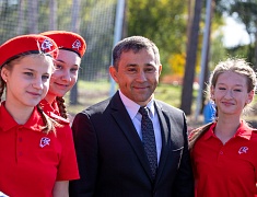 В Благовещенске открыли стадион Алексеевской гимназии