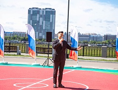 Лесную спортплощадку открыли в Благовещенске