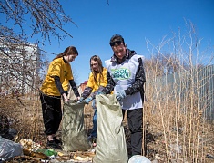 В Благовещенске прошел «здоровый» субботник