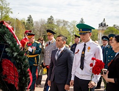 Церемония возложения цветов, посвященная 79-летию Победы в Великой Отечественной войне