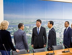 Мэр Благовещенска Олег Имамеев встретился с главой Народного Правительства района Айгунь Сун Цютянь