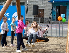 В Благовещенске открыли ещё одну территорию, благоустроенную по программе «1000 дворов»