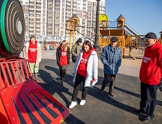 В «Лесном лагере» побывали представители муниципального предприятия, обслуживающего площадку, управления ЖКХ и народного фронта