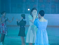 Юные благовещенские фигуристы представили программу «Помним сердцем», посвященную Дню Победы