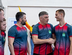 Сотрудники администрации Благовещенска, городской прокуратуры и депутаты сыграли в волейбол