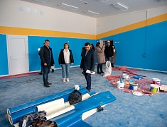 Мэр Благовещенска Олег Имамеев проинспектировал строительство нового корпуса 16 школы на улице Тепличной