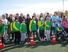 Сто юных благовещенцев с особенностями здоровья пробежали марафон