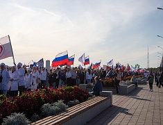  В Благовещенске прошел общегородской «Парад студенчества»