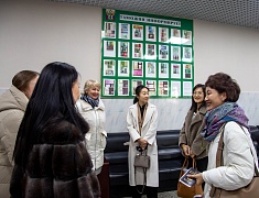 Женская делегация района Айгунь города Хэйхэ в Благовещенске