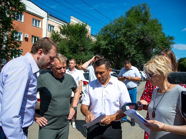 Олег Имамеев проконтролировал работы по реконструкции тепловых сетей