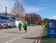 Сто юных благовещенцев с особенностями здоровья пробежали марафон