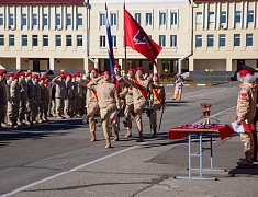 В Благовещенске юнармейцы соревнуются в военно-спортивной игре "Победа"