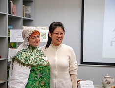 Женская делегация района Айгунь города Хэйхэ в Благовещенске