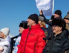 Соревнования по хоккею в рамках Международного российско-китайского фестиваля зимних видов спорта