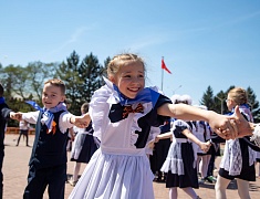 Посвящение школьников Благовещенска в «Орлята России» 