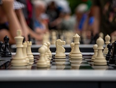 В Первомайском парке Благовещенска появилась шахматная площадка