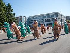 Флешмоб приуроченный к Международному Дню динозавров