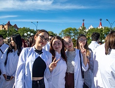 Парад студенчества прошел в Благовещенске