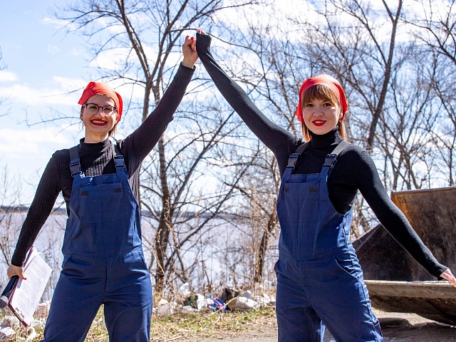 На берегах трех рек Благовещенска прошел Всероссийский субботник