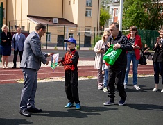 На базе стадиона гимназии №1 стартовали «Футбольные каникулы»