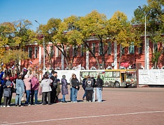 Автобус Победы вернулся в Благовещенск