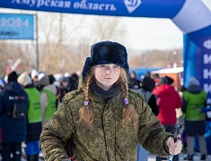 В Благовещенске прошла «Лыжня России»